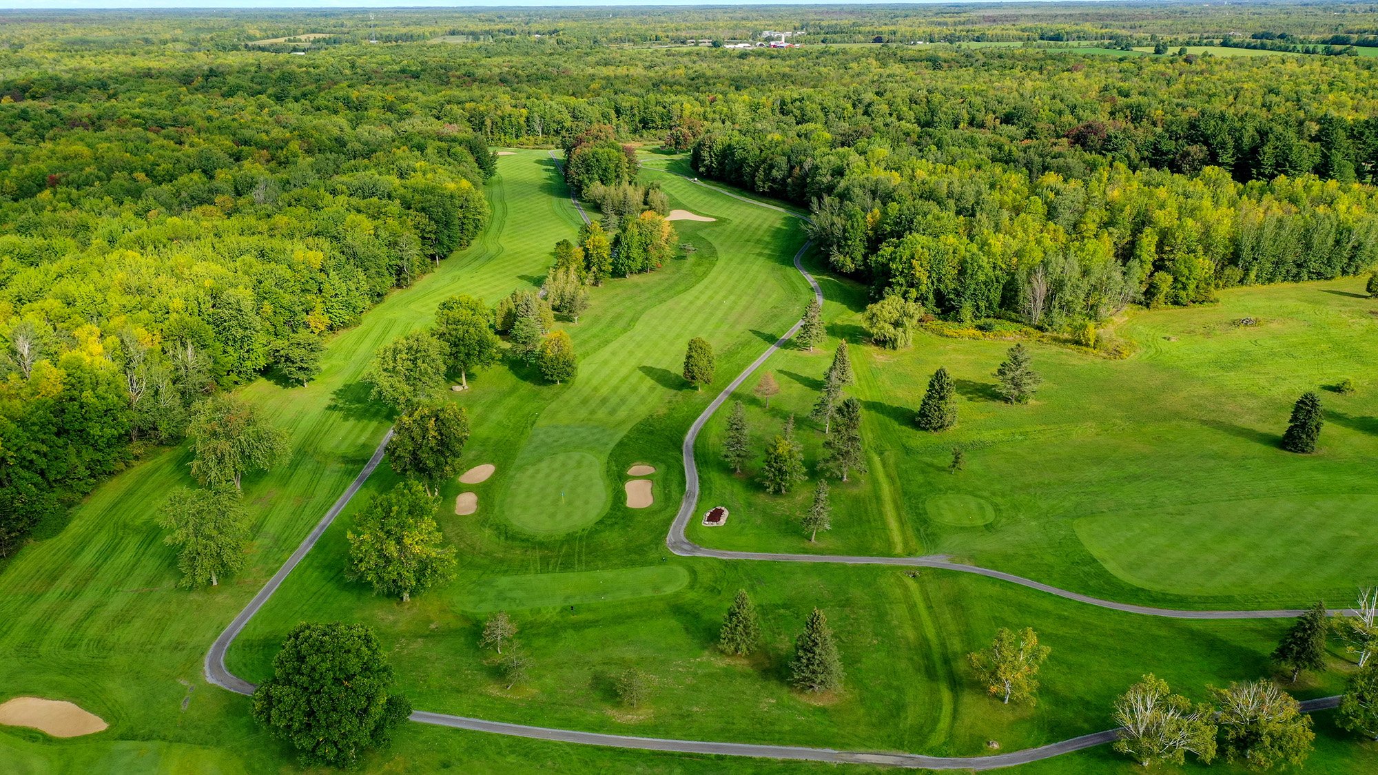 Image aérienne du terrain de golf Upper Canada